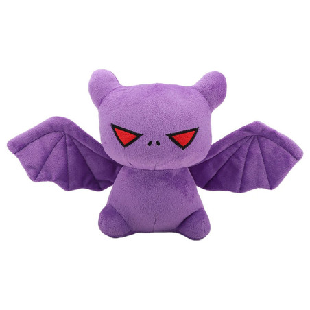 Avant Peluche Gothique Chauve-Souris "Gardienne Pourpre des Nuits"