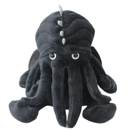 Peluche Gothique Cthulhu "Anciens Tentacules Maudits" Couleur Noir