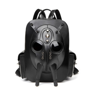 Sac à Dos Tête de Mort Gothique "Respirateur des Ombres"