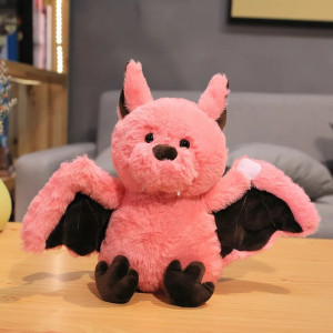 Peluche Gothique Chauve-Souris "Petite Terreur Mignonne"  Couleur Rose