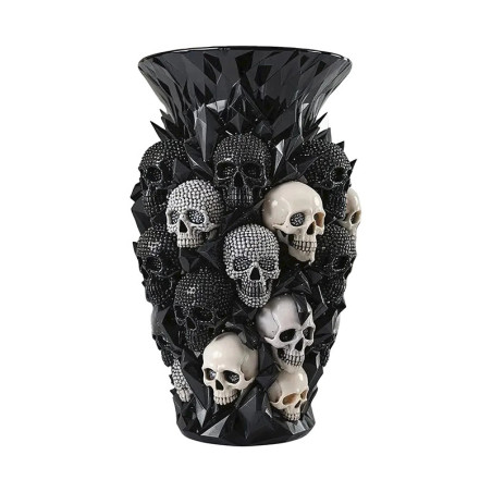 Vue generale Vase Gothique Crânes Cristallins "Crystal Skull Cluster"