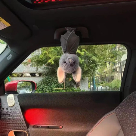 Peluche Gothique Chauve-Souris "Gardien Suspendu des Nuits"