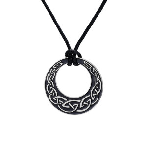 Vue Generale Collier Viking Nœud Celte Infini "Celtic Infinity Knot" Couleur Argent