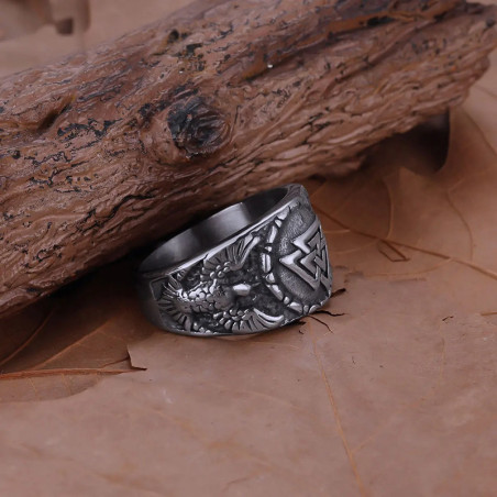 Bague Viking Dragon Níðhöggr