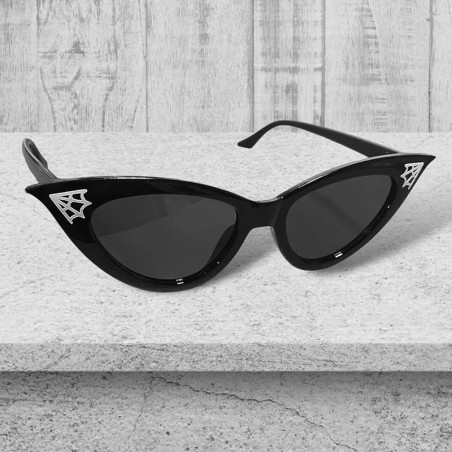 Lunettes Tête de Mort - Les "Veuves Noires" Cat-Eye