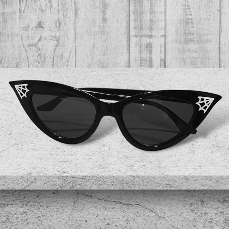 Lunettes Tête de Mort - Les "Veuves Noires" Cat-Eye