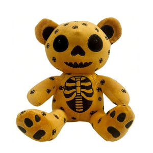 Peluche Squelette "Duo Bones" L'Ombre et l'Ambre Couleur Jaune
