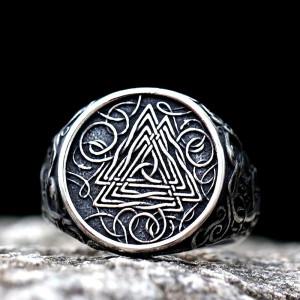 Bague Viking Entrelacs Nordiques
