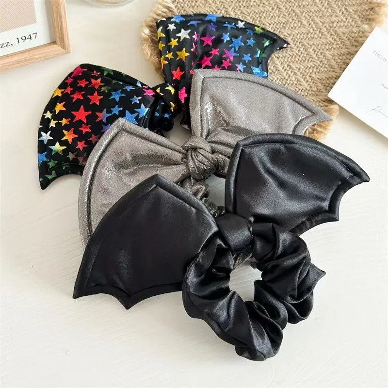 Chouchou Gothique - Nœud "Chauve-Souris"