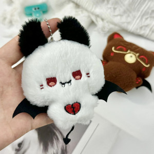 Porte-clés Goth Chic "Panda Déchu"