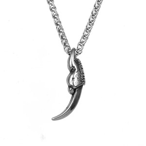 Vue Generale Collier Viking Griffe de Dragon - Pendentif Nordique Talisman