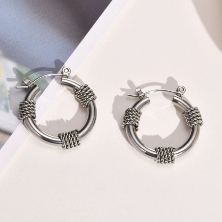 Boucles d’Oreilles Viking - Anneaux du Forgeron Nordique
