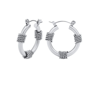 Détails Boucles d’Oreilles Viking - Anneaux du Forgeron Nordique
