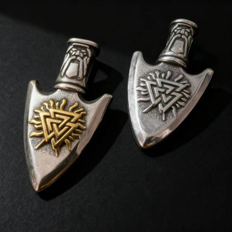Collier Viking Valknut du Guerrier - 2 modèles au choix !