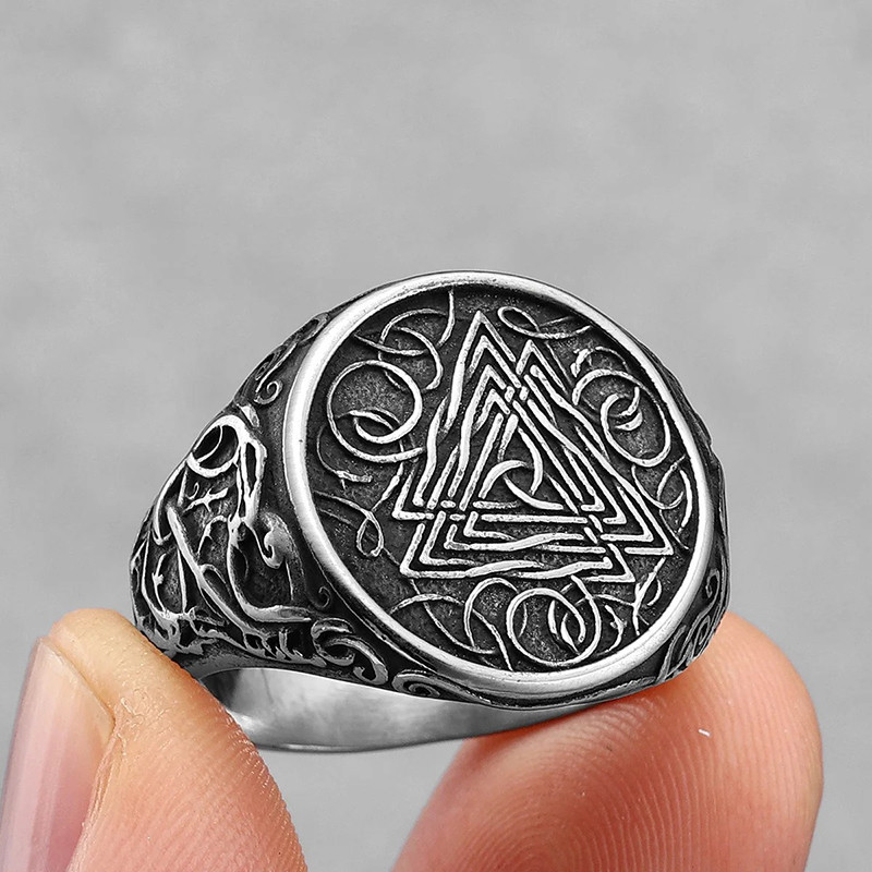 Bague Viking "Valknut d’Odin"