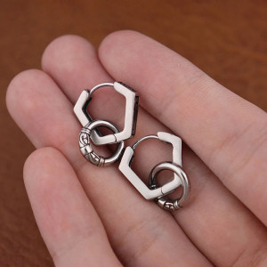 Boucles d’Oreilles Viking "Anneaux du Destin Nordique"