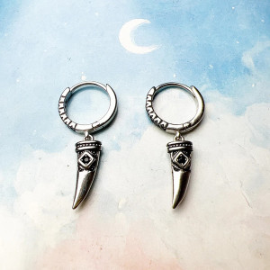 Boucles d’Oreilles Viking "Crocs du Guerrier"