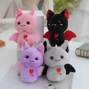 Porte-clés Peluche Collection "Goth-Buddies" - 4 Couleurs au Choix !
