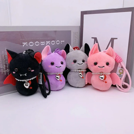 Avant Porte-clés Peluche Collection "Goth-Buddies" - 4 Couleurs au Choix !