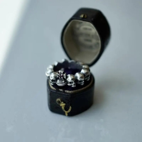 Bague Tête de Mort "Eternal Royalty"