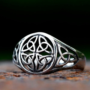 Bague Viking "Nœud des Destins Ancestraux"