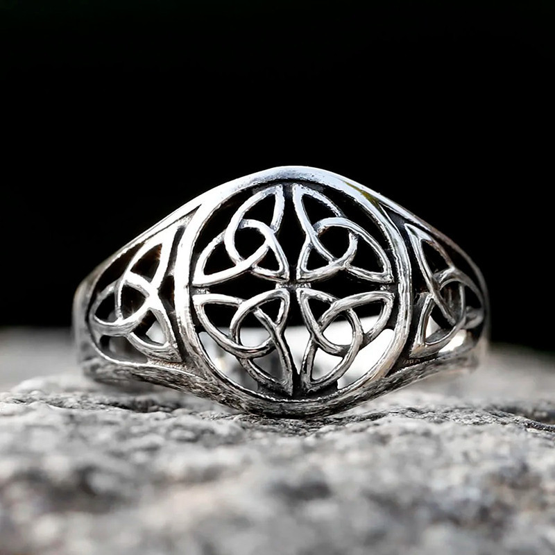 Avant Bague Viking "Nœud des Destins Ancestraux"