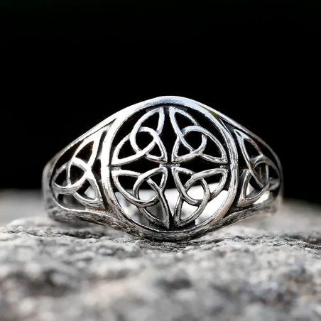 Avant Bague Viking "Nœud des Destins Ancestraux"