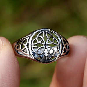 Bague Viking "Nœud des Destins Ancestraux"