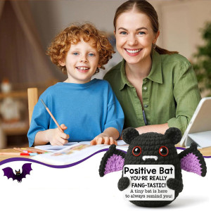 Peluche Gothique Chauve-Souris Positive - Chauve-Souris Fang-tastic