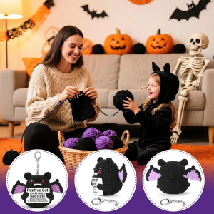 Avant Peluche Gothique Chauve-Souris Positive - Chauve-Souris Fang-tastic