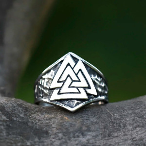 Bague Viking « Valknut du Serment Nordique »
