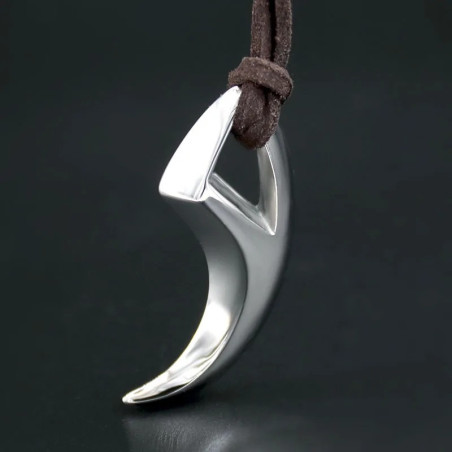 Avant Collier Viking Loup - Croc du Prédateur Nordique
