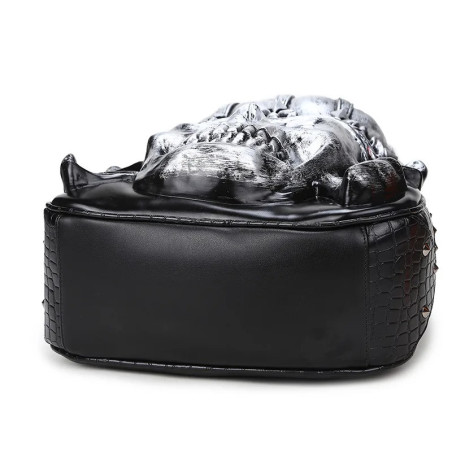 Sac à Dos Tête de Mort Gothique "Couronne du Roi Maudit" - 2 couleurs au choix !