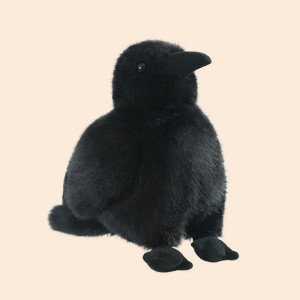 Vue generale Peluche Goth "Grand Corbeau des Ténèbres" - 2 tailels au choix !