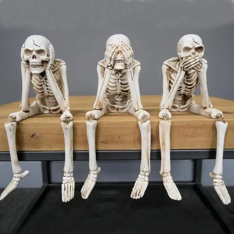 Avant Figurines Tête de Mort - Le Trio "La Sagesse des Ombres"