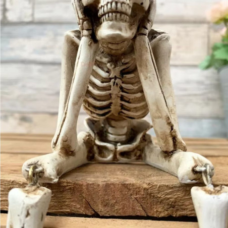 Détails des Figurines Tête de Mort Le Trio La Sagesse des Ombres