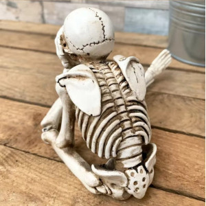 Détails Figurines Tête de Mort Le Trio La Sagesse des Ombres