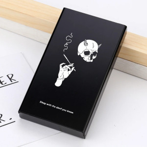 Étui à Cigarettes Tête de Mort Démon Fumeur “Sleep with the Devil”