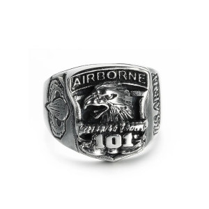 Avant Bague Motard Airborne - Aigle 101e Division Éternelle