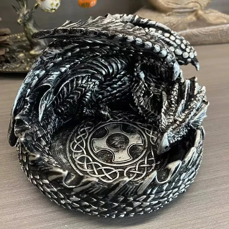 Vue detaille Cendrier Dragon Sombre Gardien des Cendres