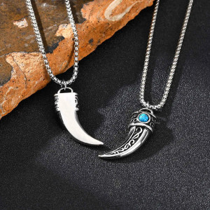Collier Viking Loup "Le Talisman de Sköll : L'Instinct d'Ulfhednar"