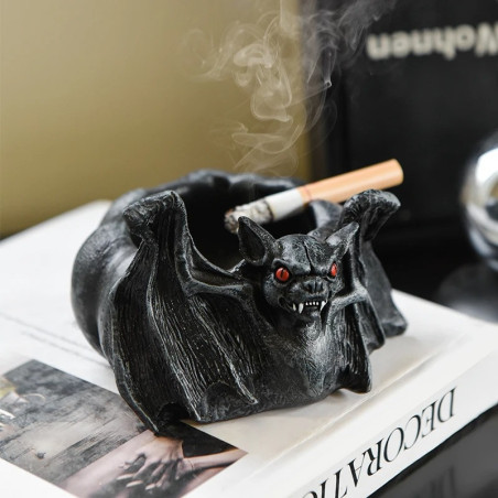 Cendrier Goth Chauve-Souris Démoniaque