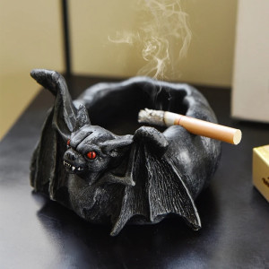 Vue detaille Cendrier Goth Chauve-Souris Démoniaque