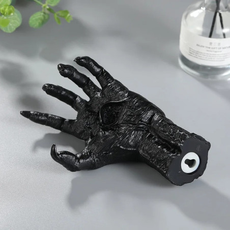 Vue Arrierre Décoration Goth Main Démoniaque Offrande Sombre
