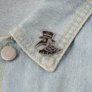 Avant Pins Tête de Mort Gothique "Médecin de la Peste Vintage"