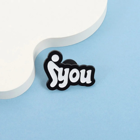 Vue generale Pins Rebelle Fun "Fuck You Cartoon"