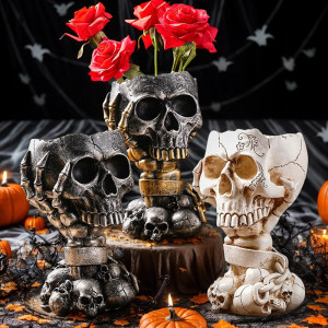 Vase Tête de Mort Autel des Âmes Enchaînées - 3 couleurs  au choix !