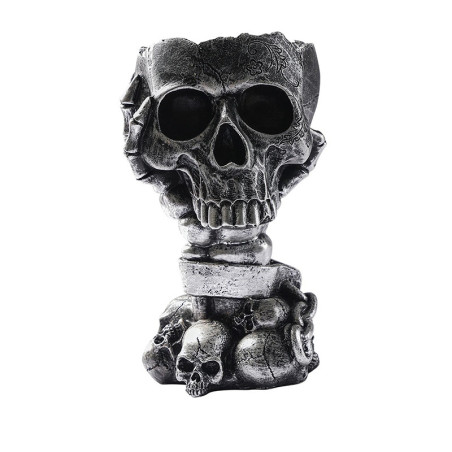 Vase Tête de Mort Autel des Âmes Enchaînées Couleur Noir
