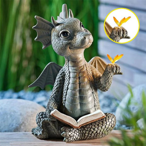 Vue de face Figurine Dragon Fantaisie Gardien des Histoires Enchantées