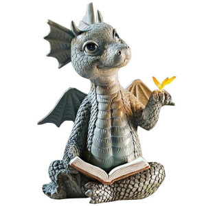 Vue Generale Figurine Dragon Fantaisie Gardien des Histoires Enchantées